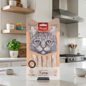 The Wanpy Lickable Creamy Treat ( Tuna And Salmon Flavour)